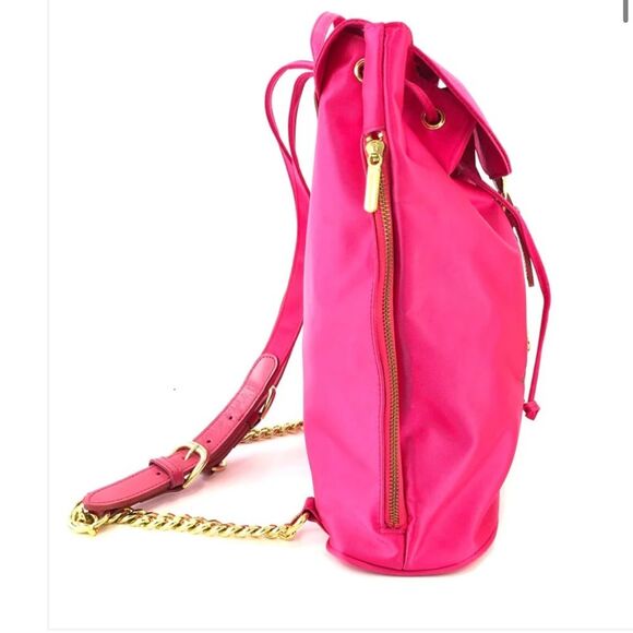 VALENTINO GARAVANI Nylon Backpack Pink Vintage display picture 3